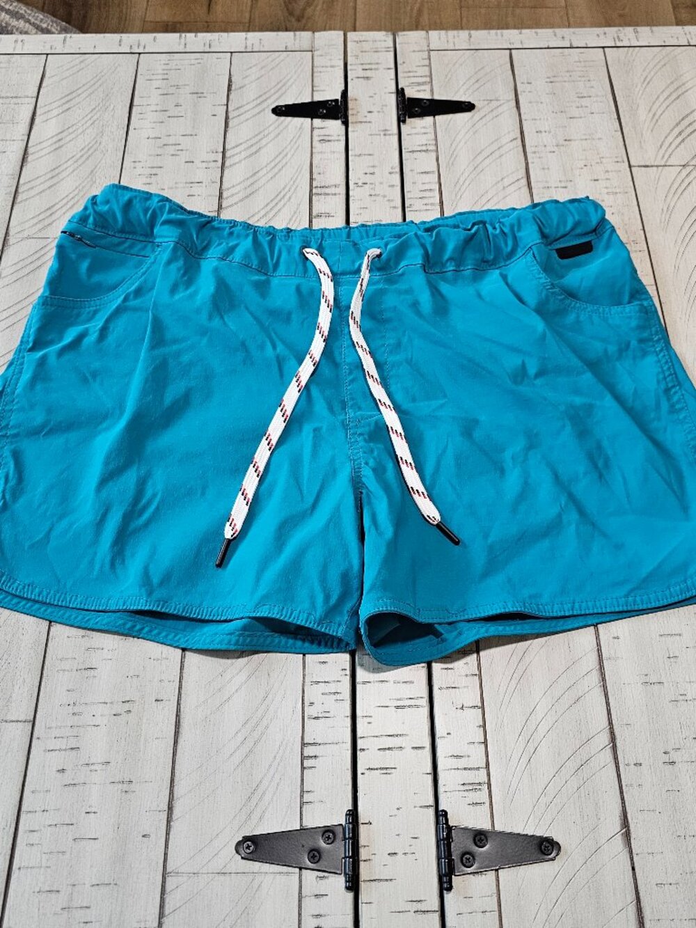 ATG Wrangler Shorts Womens XL Turquoise Pull On Hiking Outdoor Active